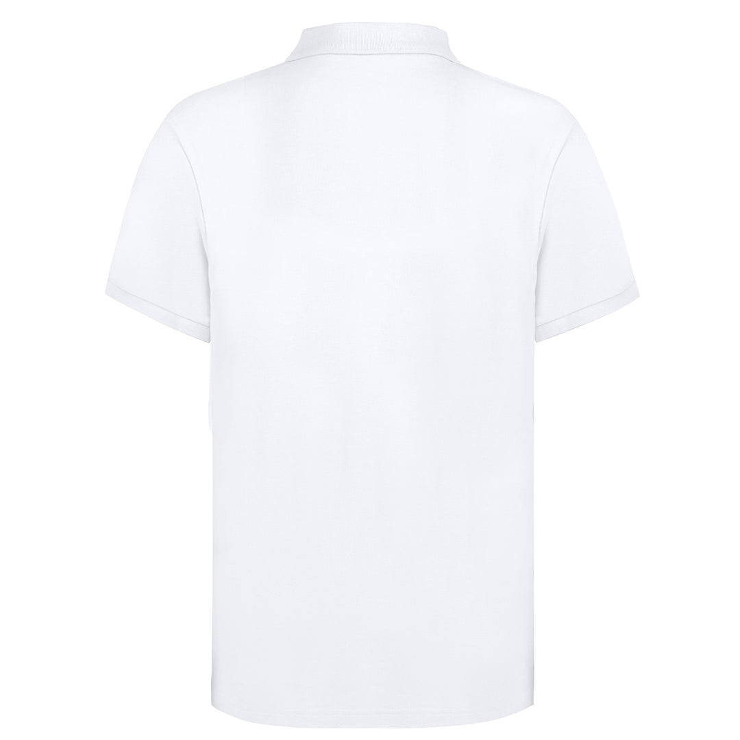 Polo Blanco Adulto 100% Algodón