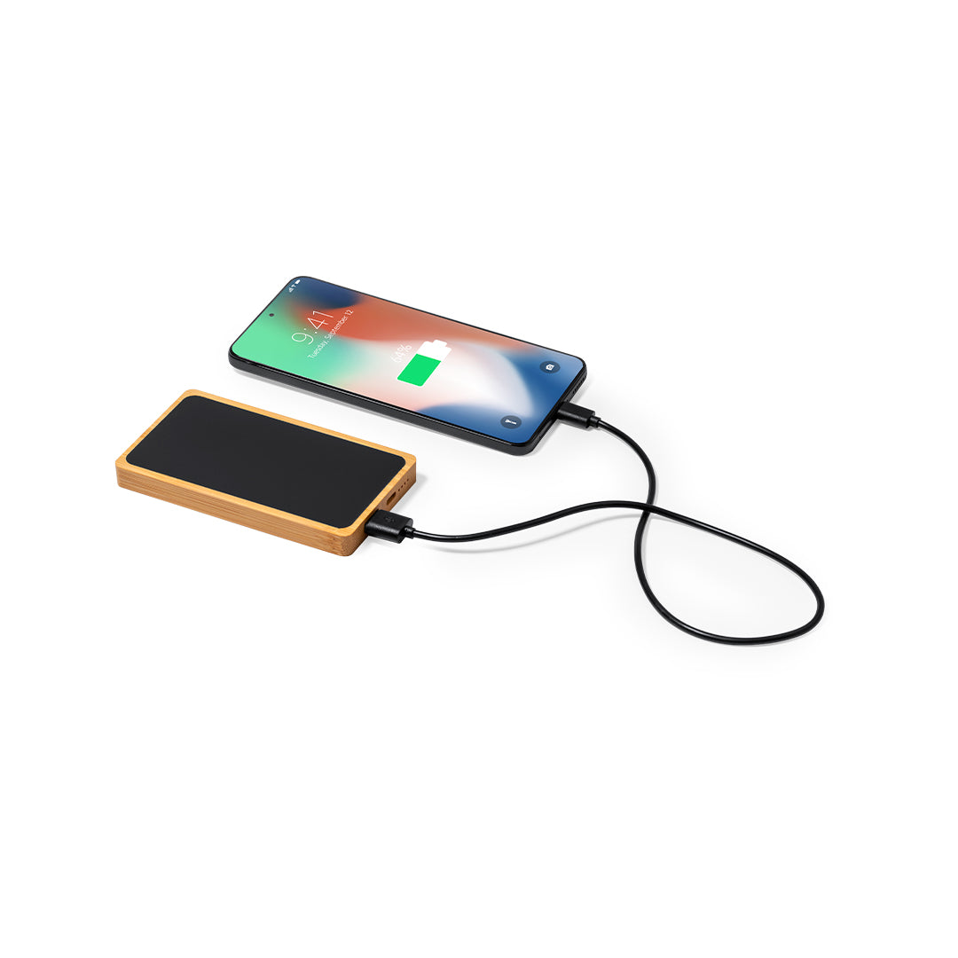 Power Bank con logotipo iluminado