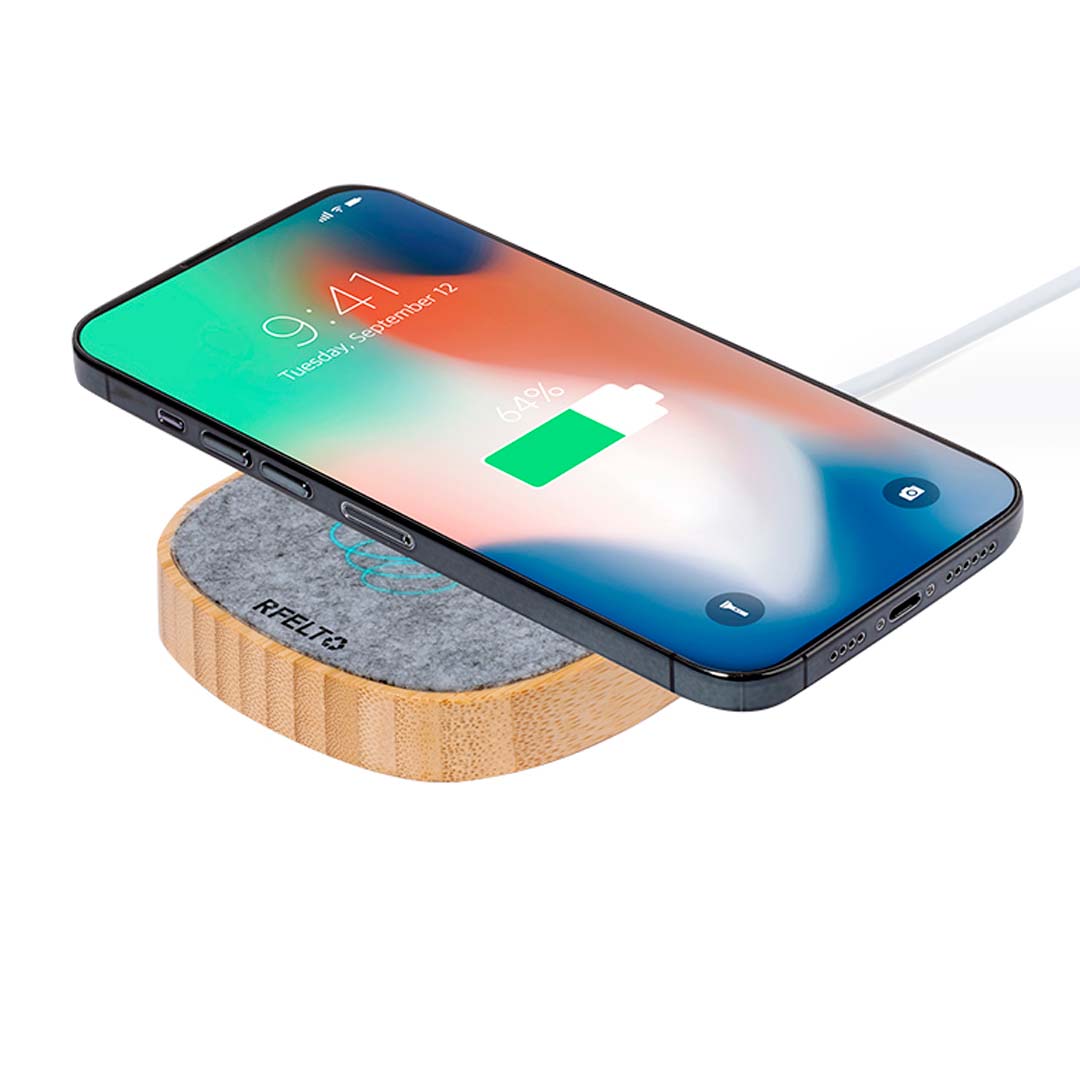 Power Bank de bambú y fieltro RPET