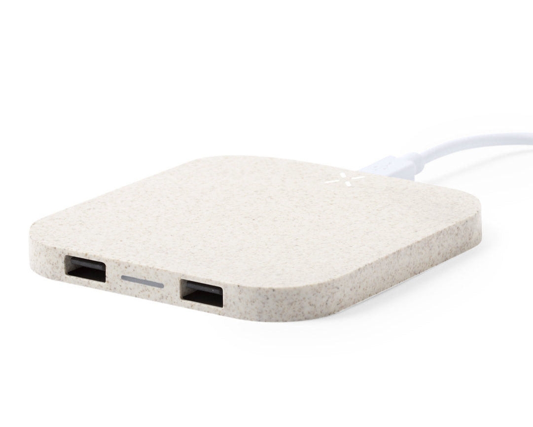 Power bank nature – Inalámbrico y USB Dual, Eco-Friendly