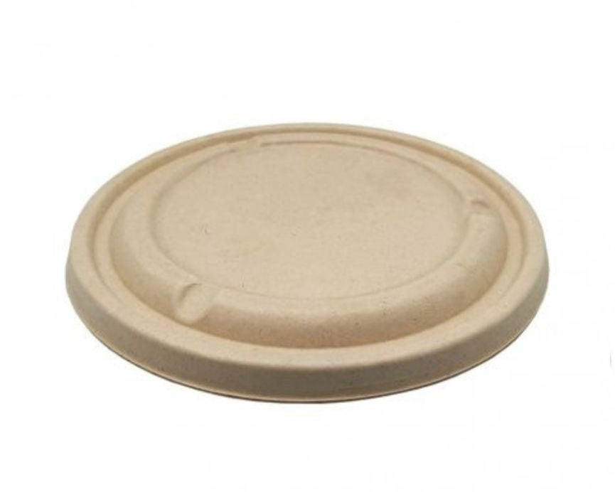 Couvercle en bagasse pour bols design en bagasse de 500 ml / 750 ml / 1 000 ml (300 unités)