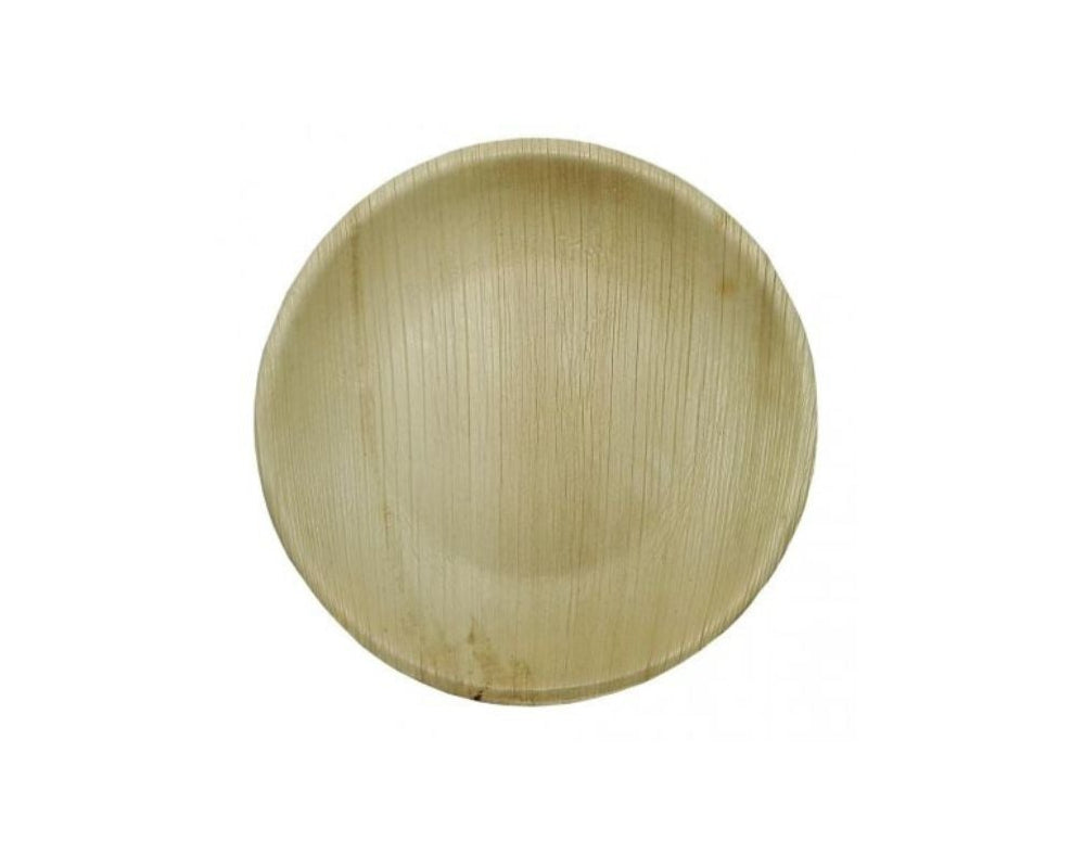 Assiettes rondes en feuille de palmier 230 mm (100 pièces)