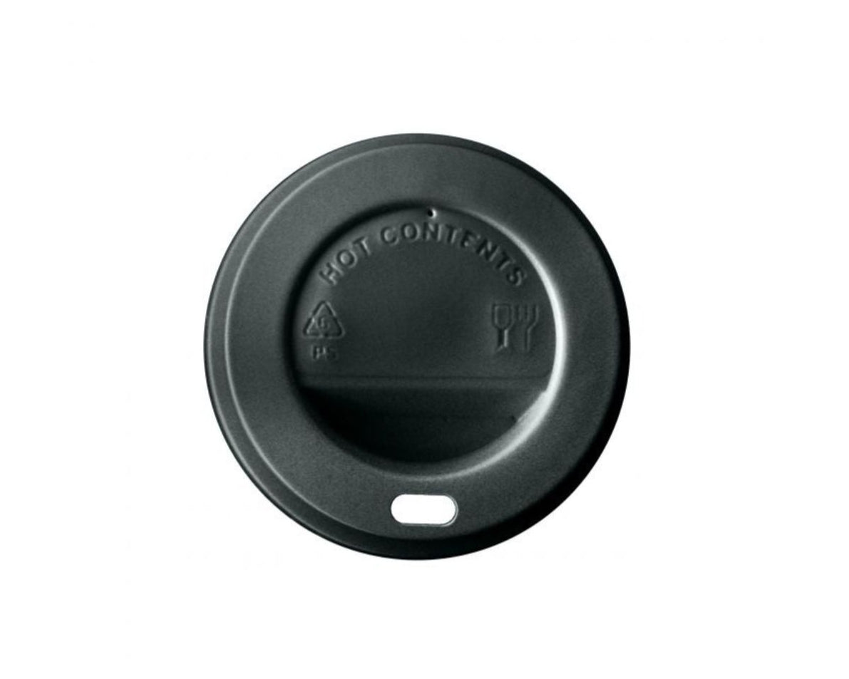 Tapas vasos 7 Oz Negras Ø 70mm (1.000 uds)