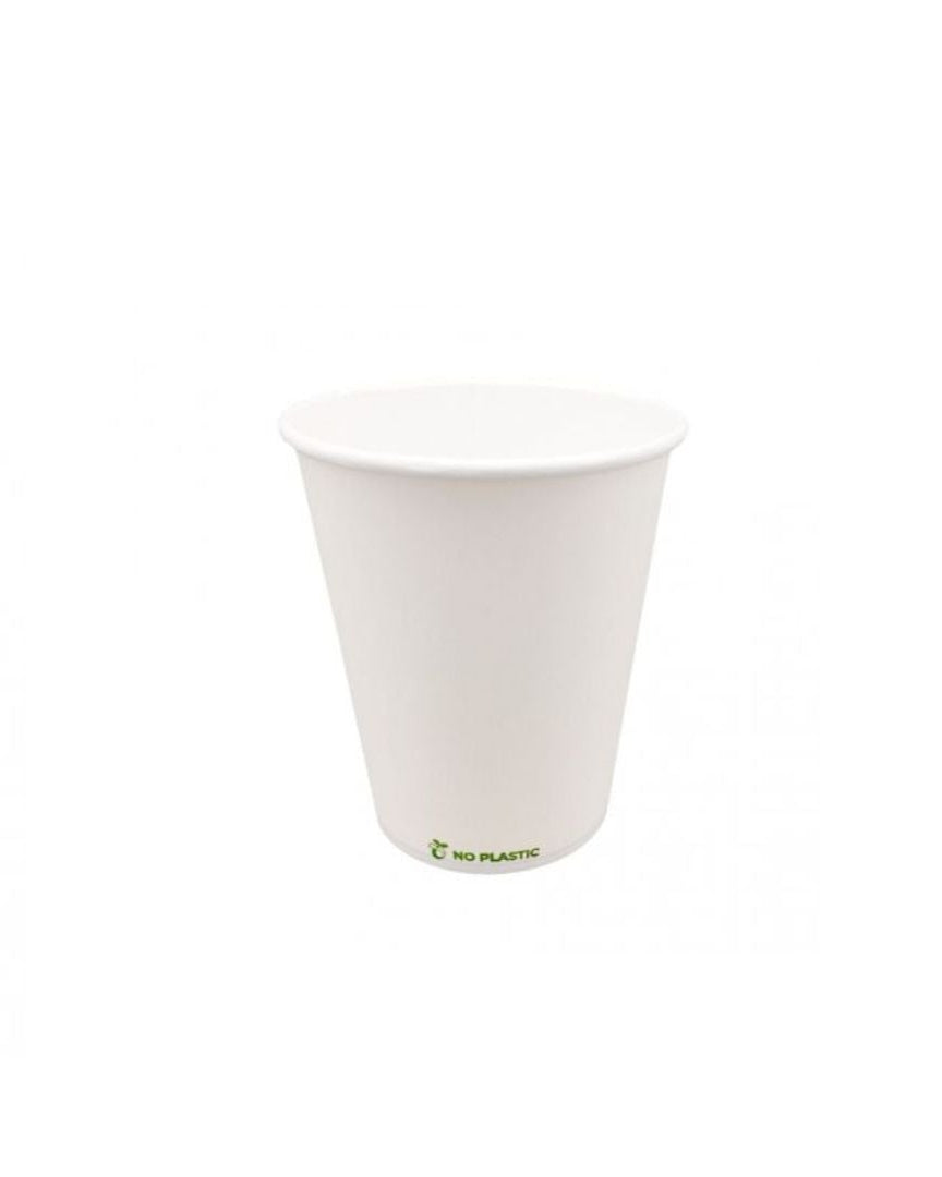 Vasos de papel Water Based Blancos 240ml (8Oz) Ø80mm (1.000 uds)