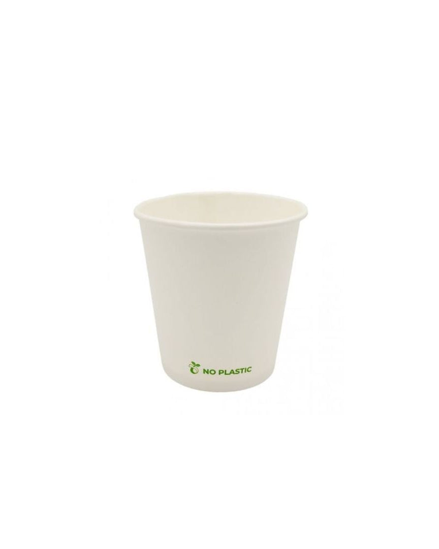 Vasos de papel Water Based Blancos 120ml (4Oz) Ø62mm (1.000 uds)