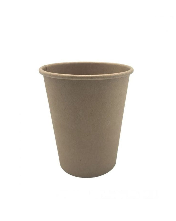 Vasos de papel Full Kraft Ø 80mm 240ml (8Oz) (1.000 uds)