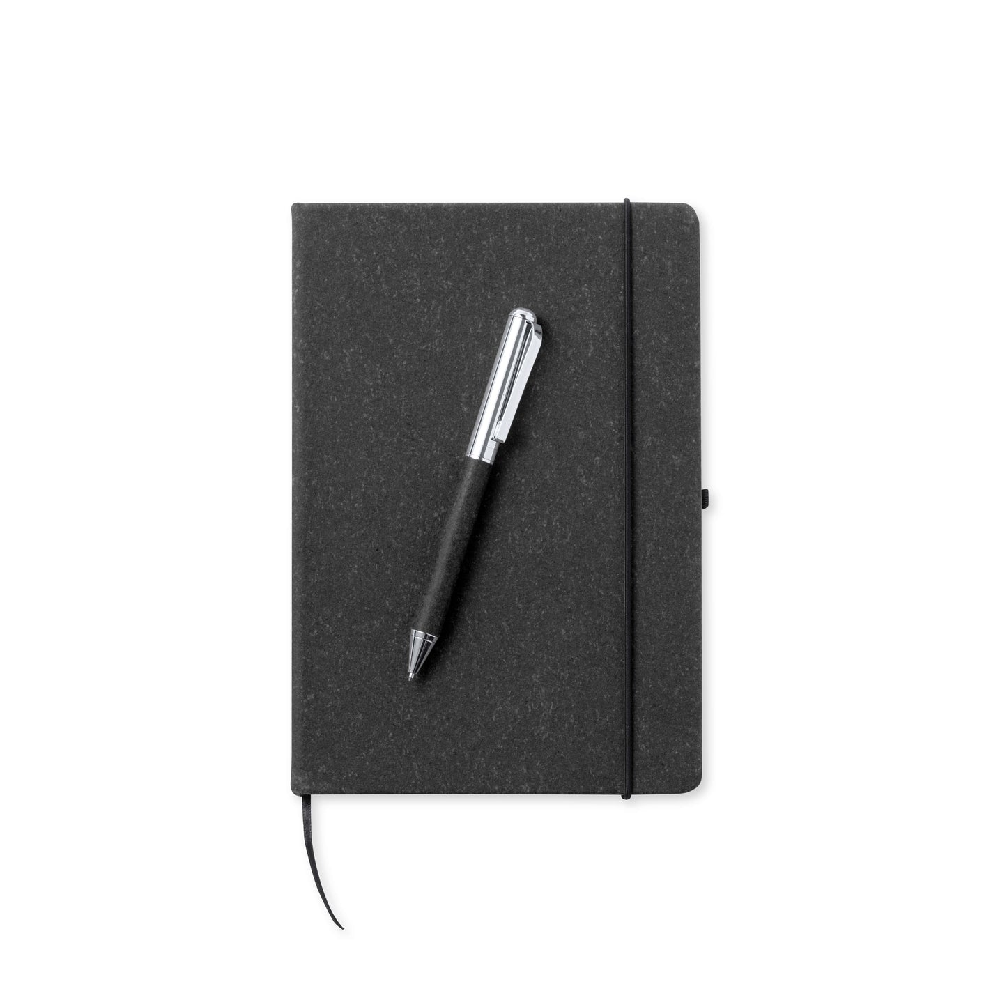 Set ejecutivo de bloc y bolígrafo en cuero reciclado