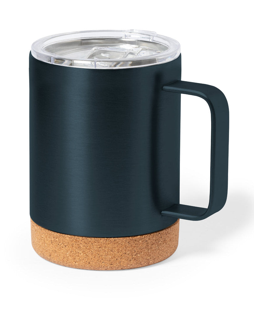 Taza térmica para café azul
