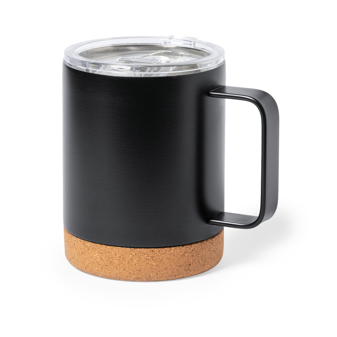 Taza térmica para café negra