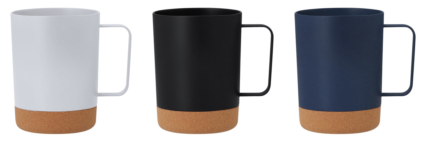 Taza de PP reciclado y corcho Natural