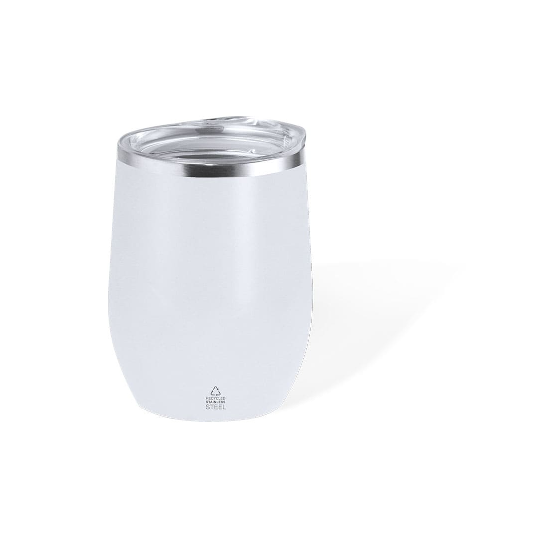 termo vaso cafe blanco