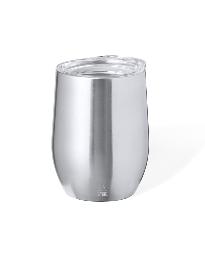 termo para cafe pequeño de plata