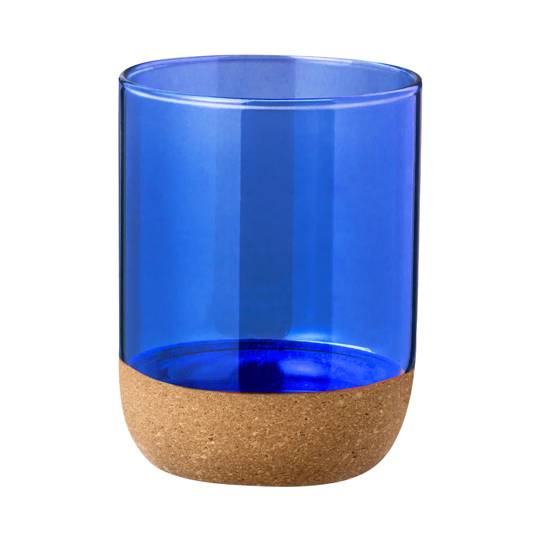 Vaso premium de vidrio borosilicato con estilo natural