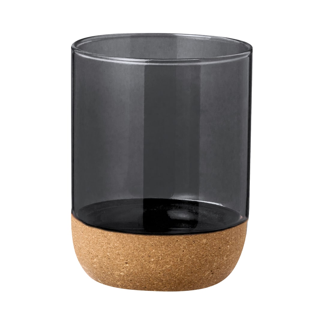 Vaso premium de vidrio borosilicato con estilo natural