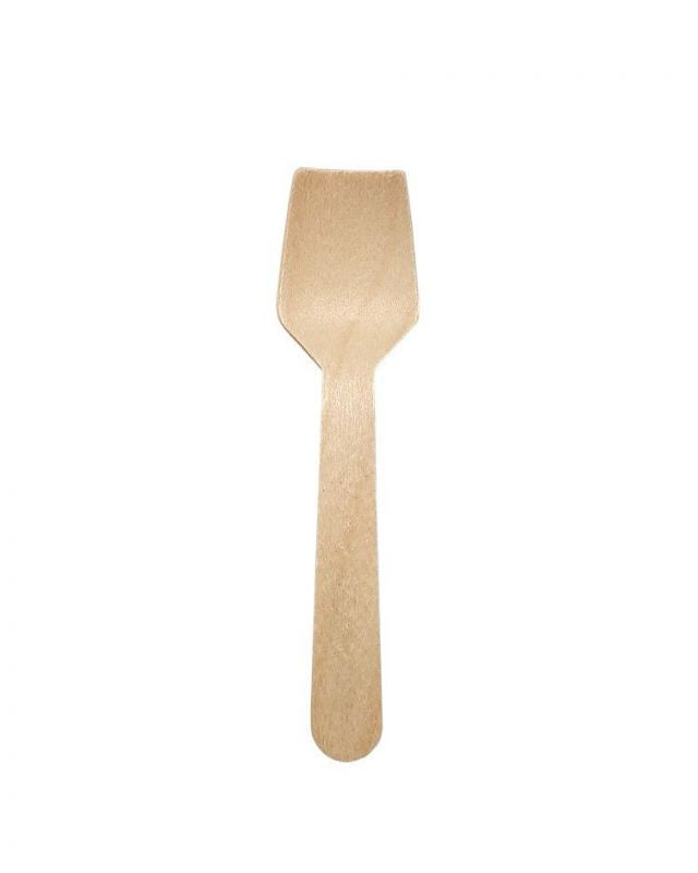 Cucharilla helado de madera encerada 95mm (10.000 uds)