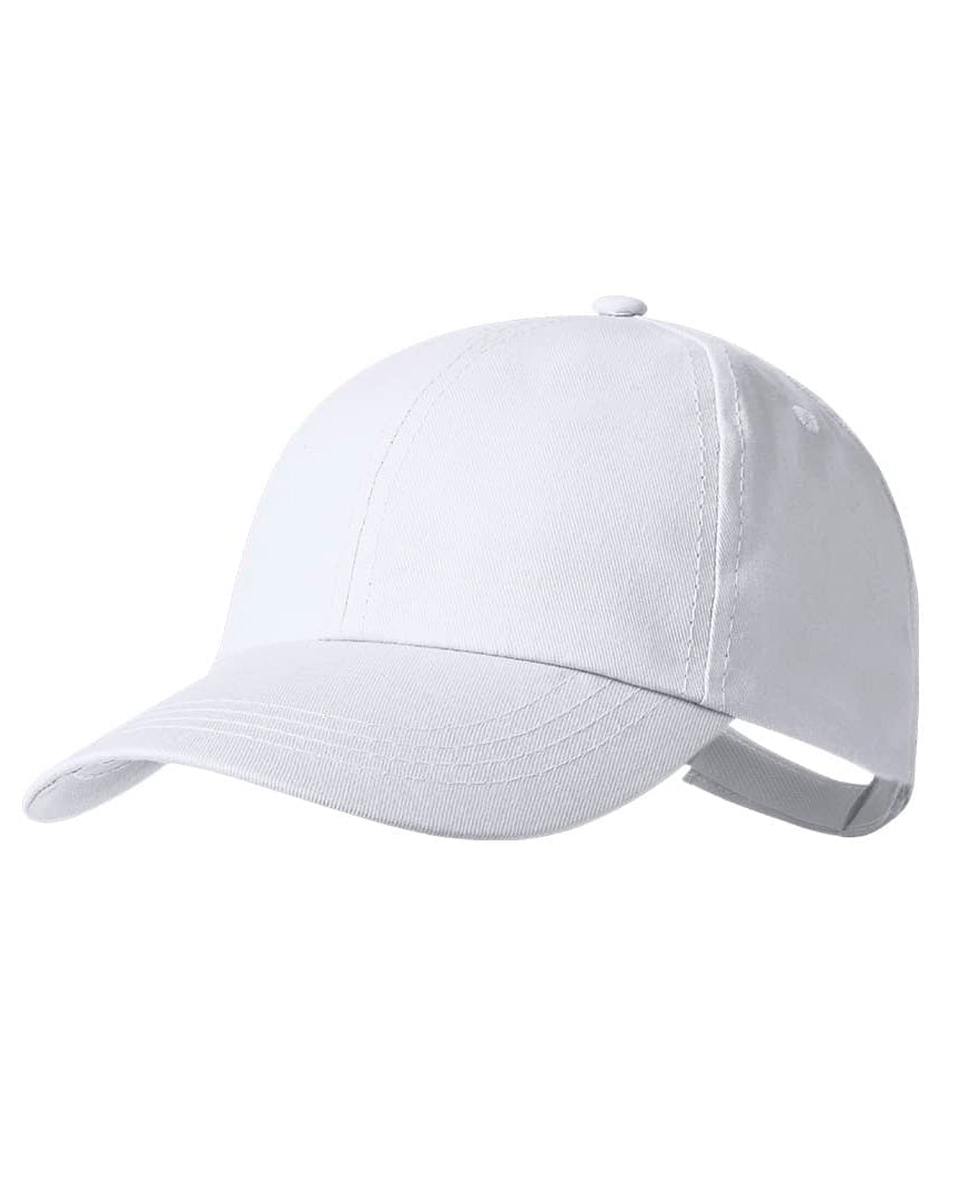 gorra velcro blanca