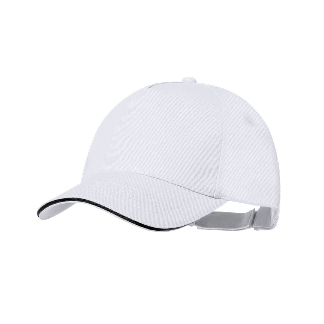 gorra visera blanca