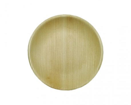 Platos de hoja de Palma Redondos 150mm (100 uds)