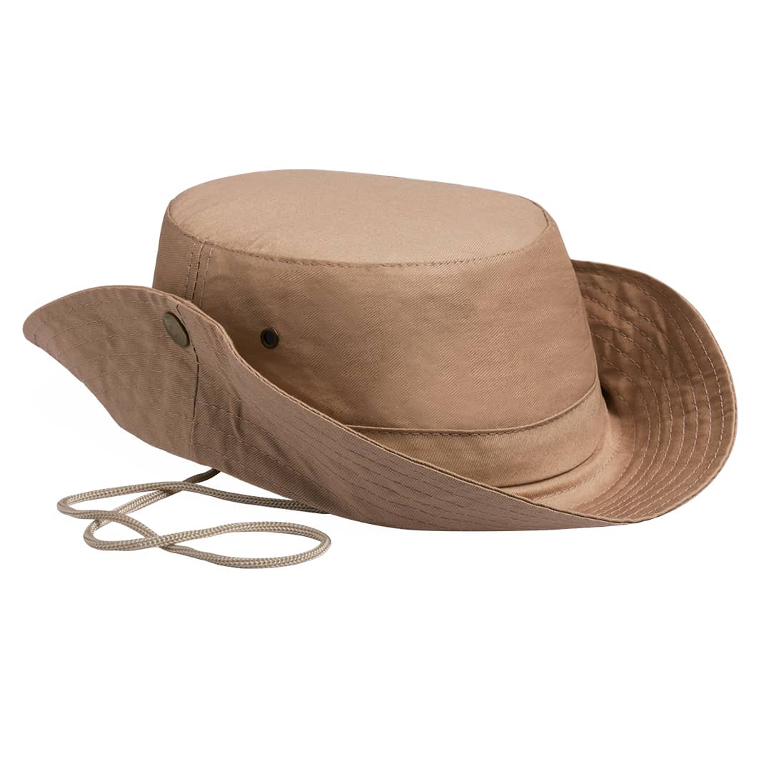sombrero safari marron