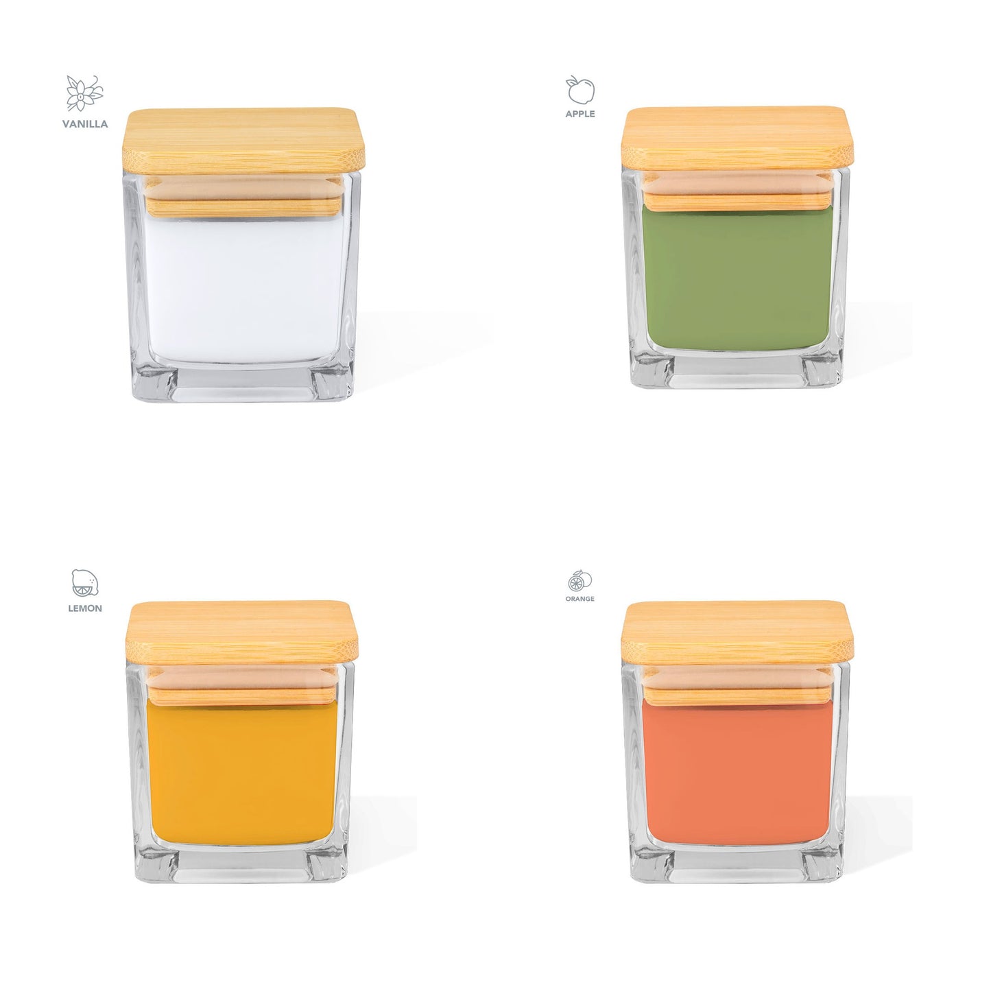 Vela con varios aromas