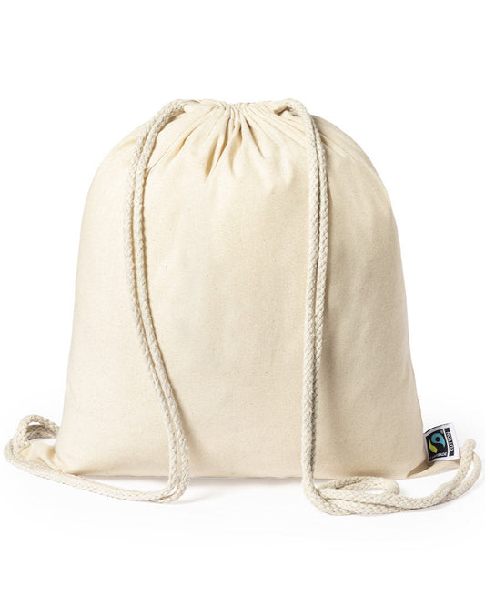 Fairtrade drawstring backpack