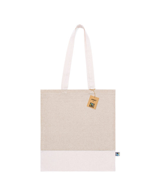 Base bag in natural fairtrade tone