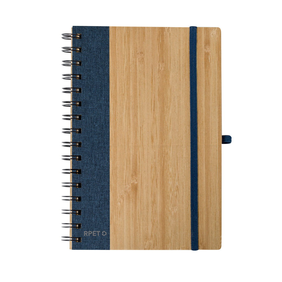 Bamboo ring notebook