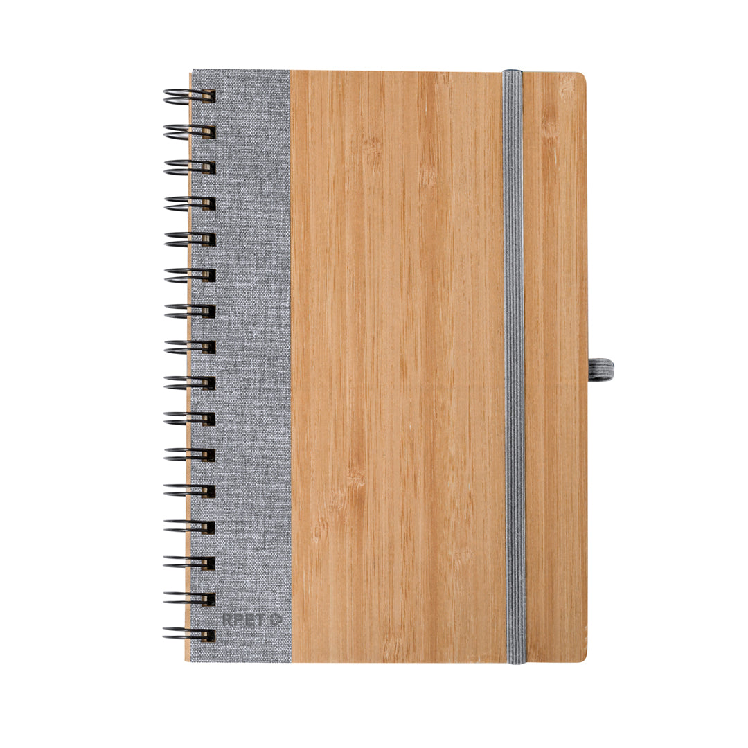 Bamboo ring notebook