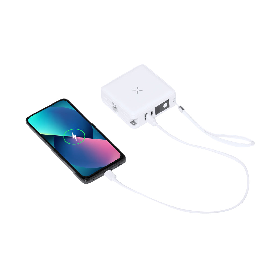 Adaptador de enchufes y powerbank