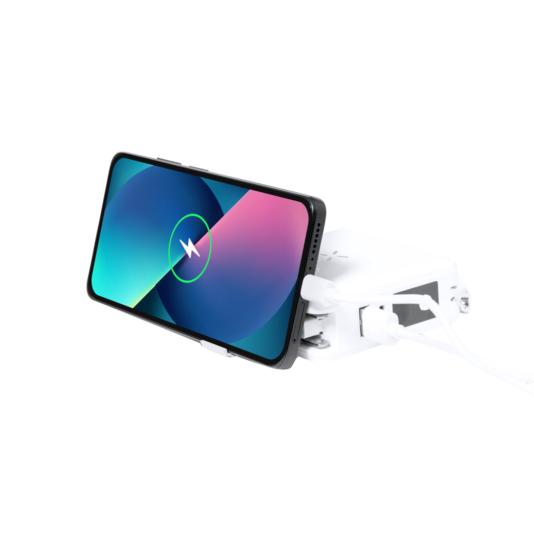 Adaptador de enchufes y powerbank