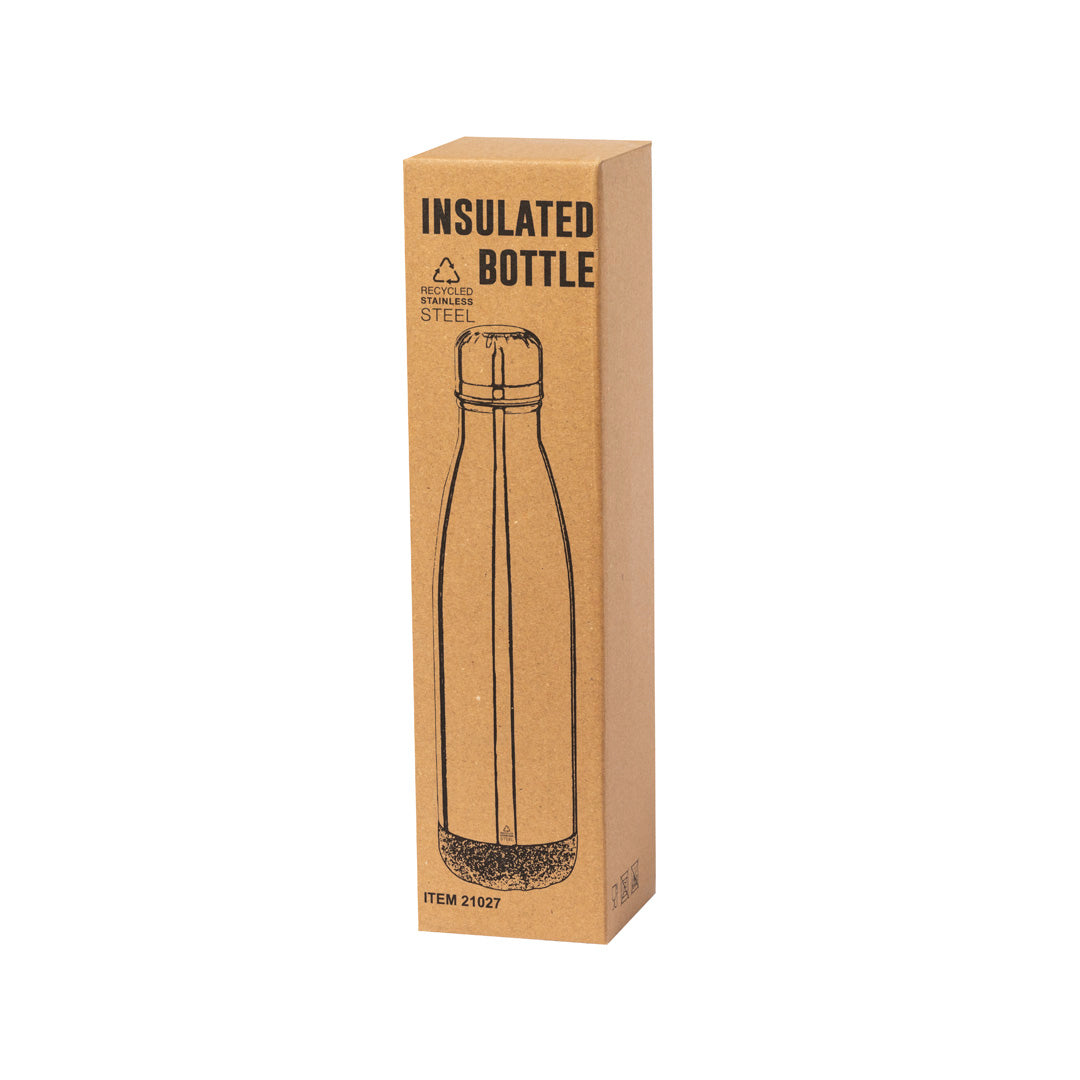 Bidón térmico acabado plata