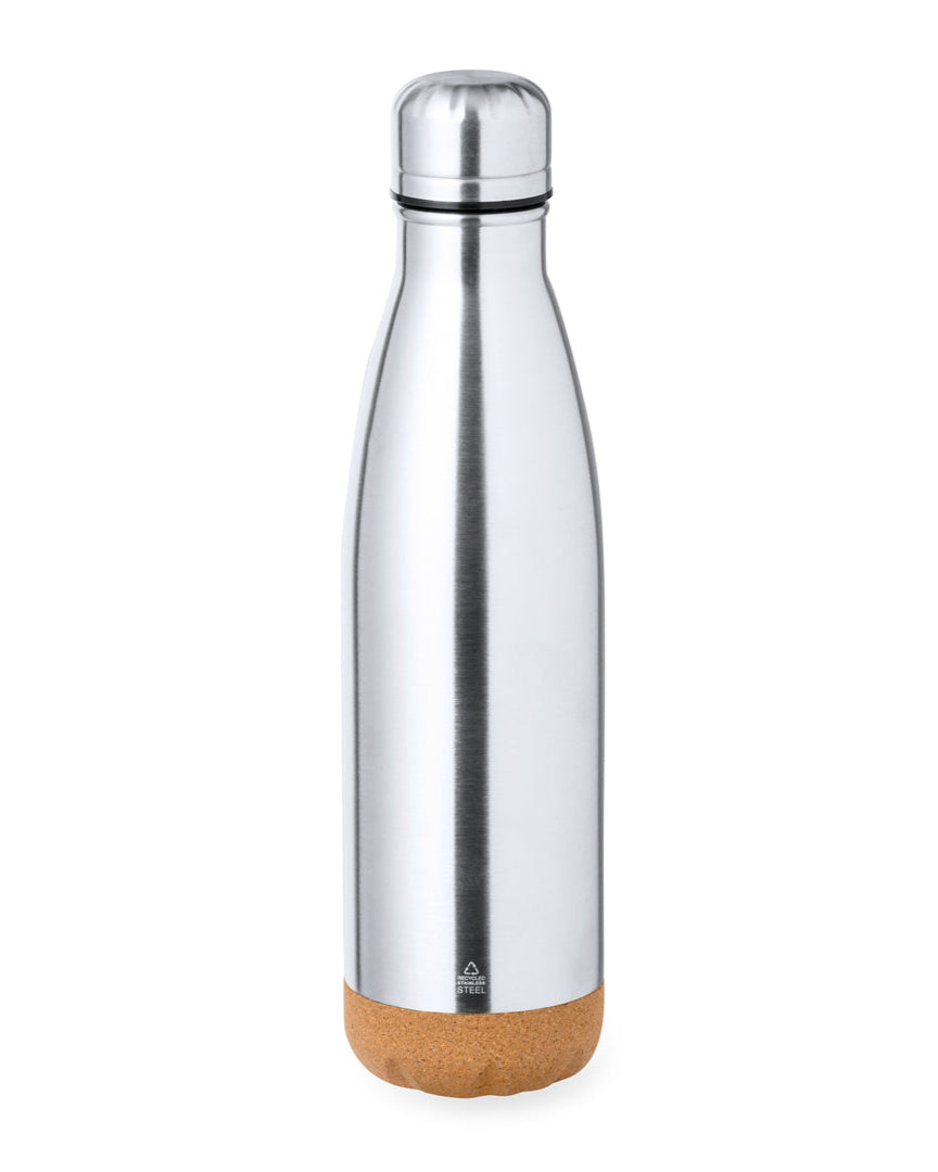 Bidón térmico acabado plata