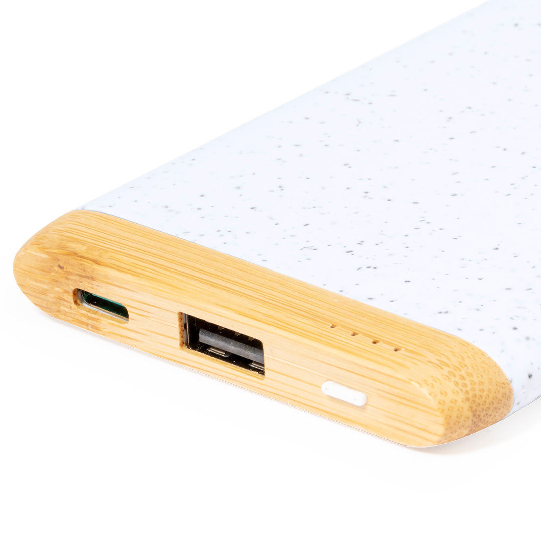 Bamboo and wheat cane power bank