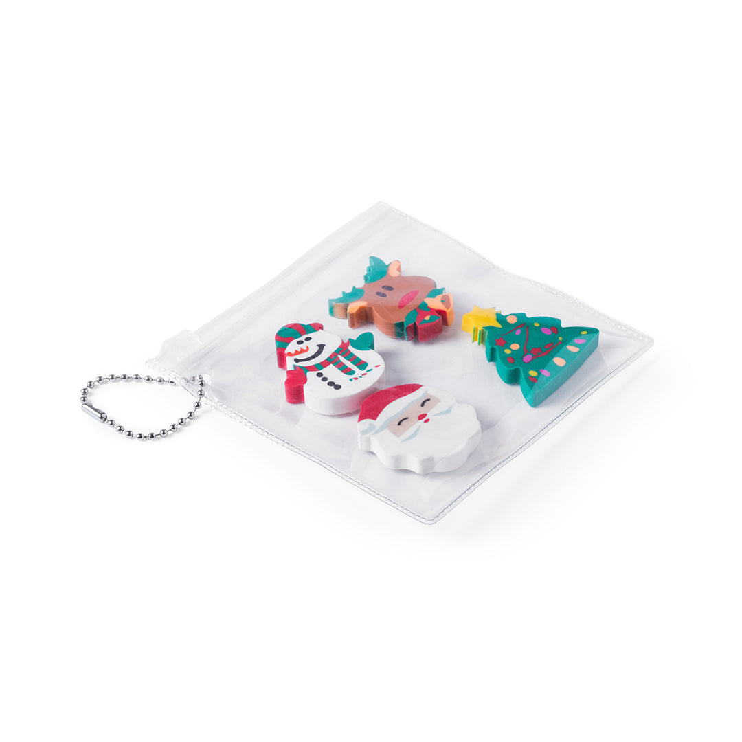 Set de gomas navideñas