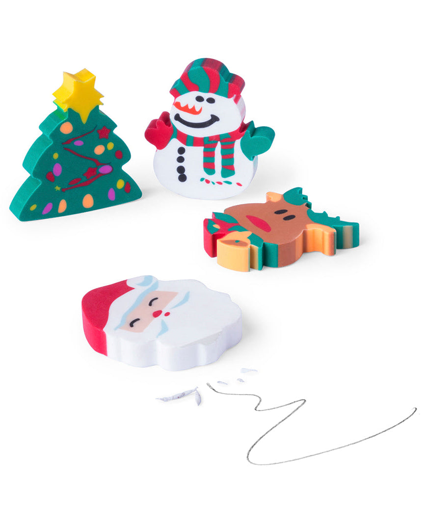 Set de gomas navideñas