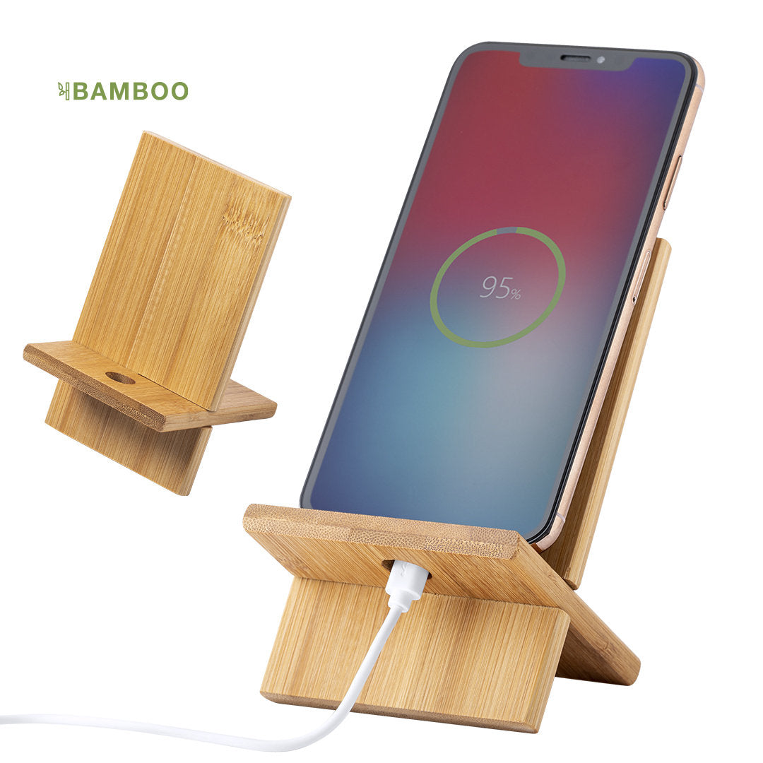 Wooden mobile phone stand