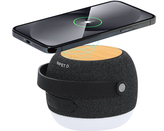 Altavoz Cargador RPET y bambú
