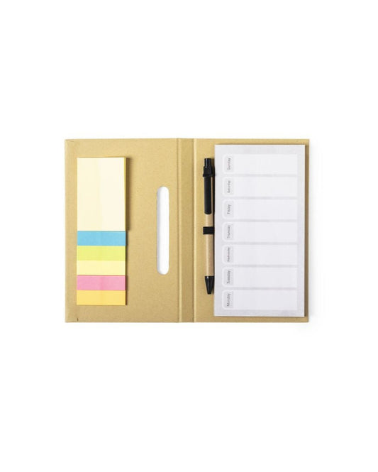 Bloc de notas con bolígrafo planificador semanal
