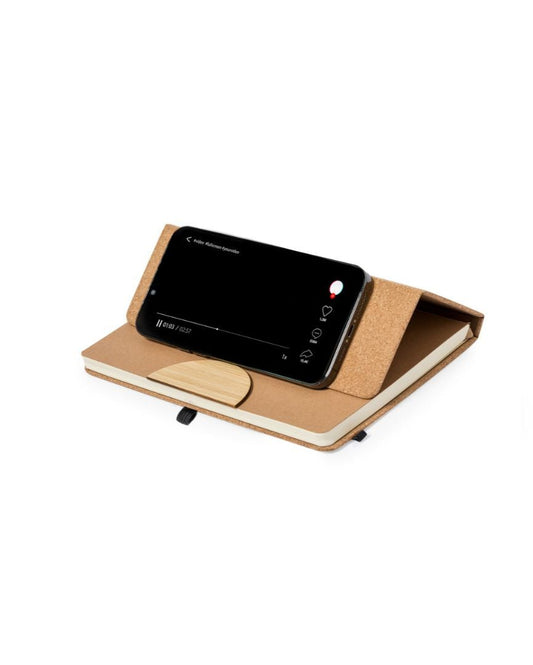 Bloc de notas soporte de corcho