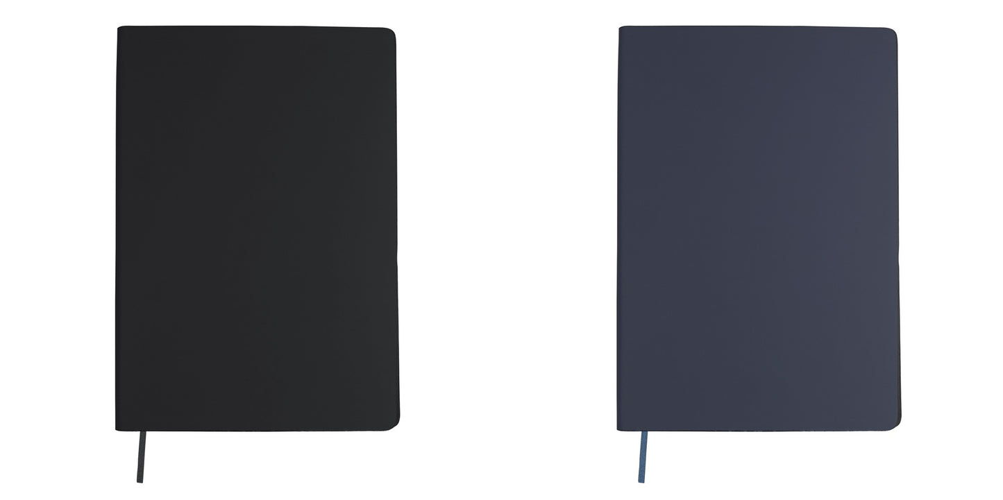 Bloc de notas en PU reciclado con portada flexible