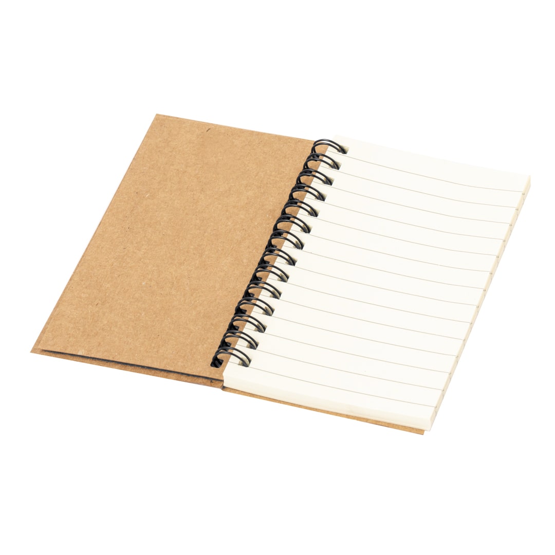 Bloc de notas con anillas de cartón reciclado