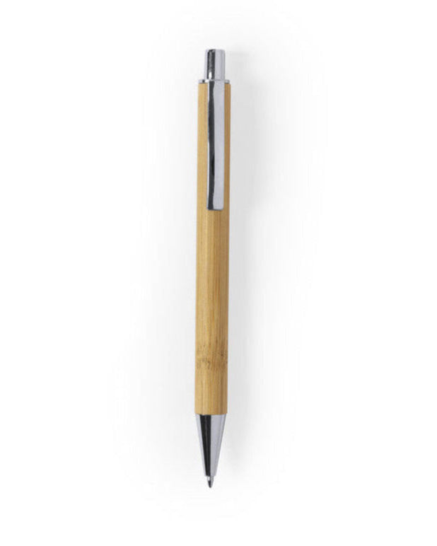 Nature bamboo pen - blue ink