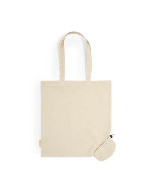 Bolsa nature de algodón plegable