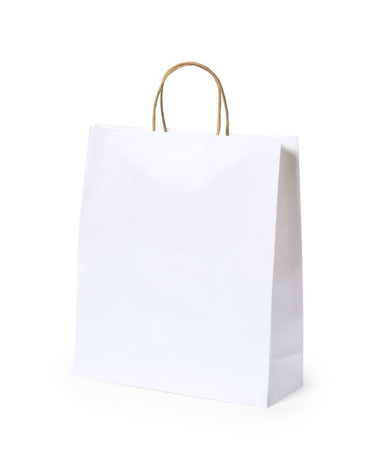 Bolsa de regalo blanca grande