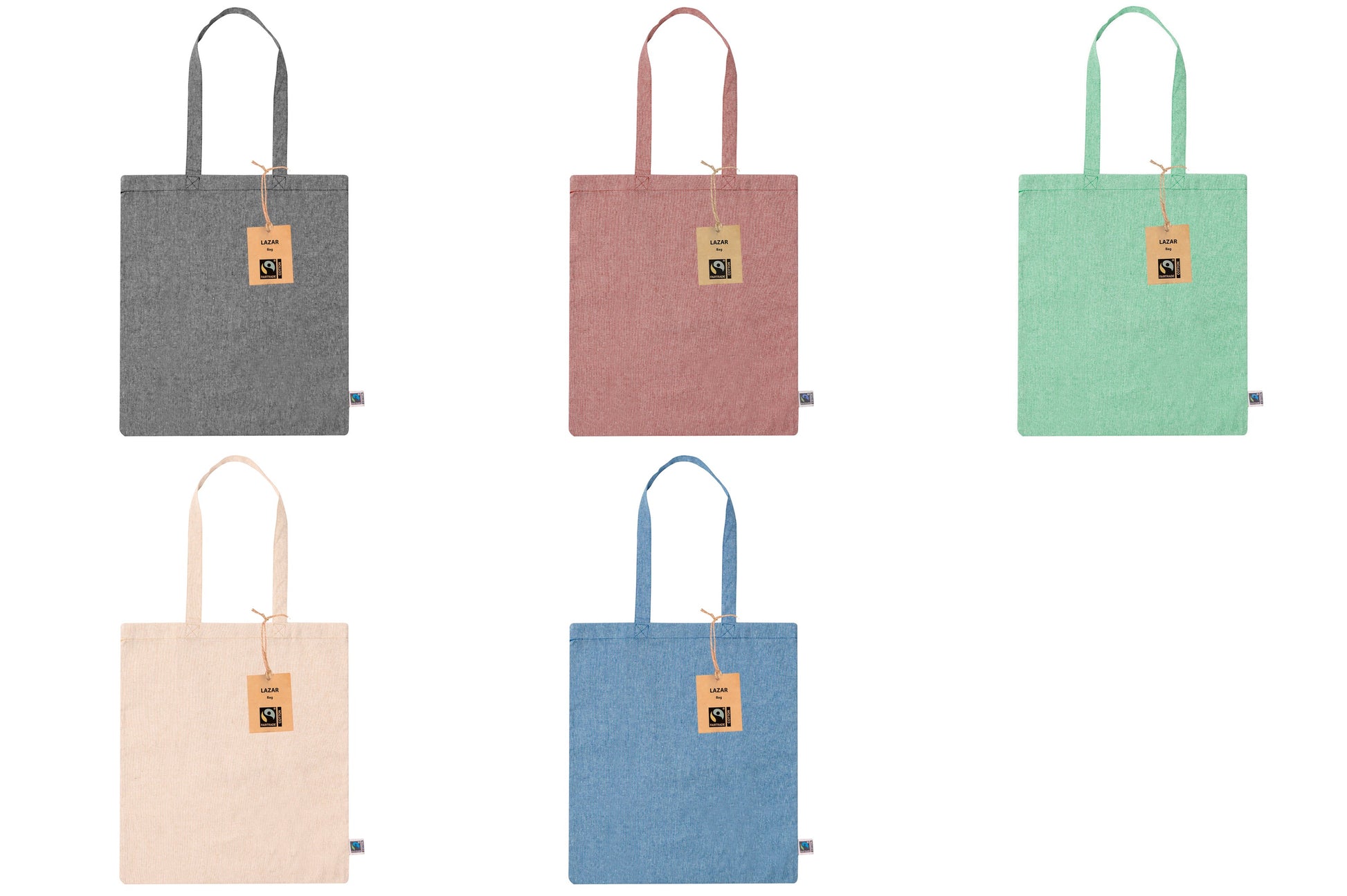 Bolsa nature de algodón fairtrade