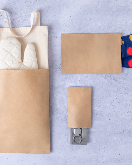 Bolsita kraft 9 x 14.5 cm + 2 cm