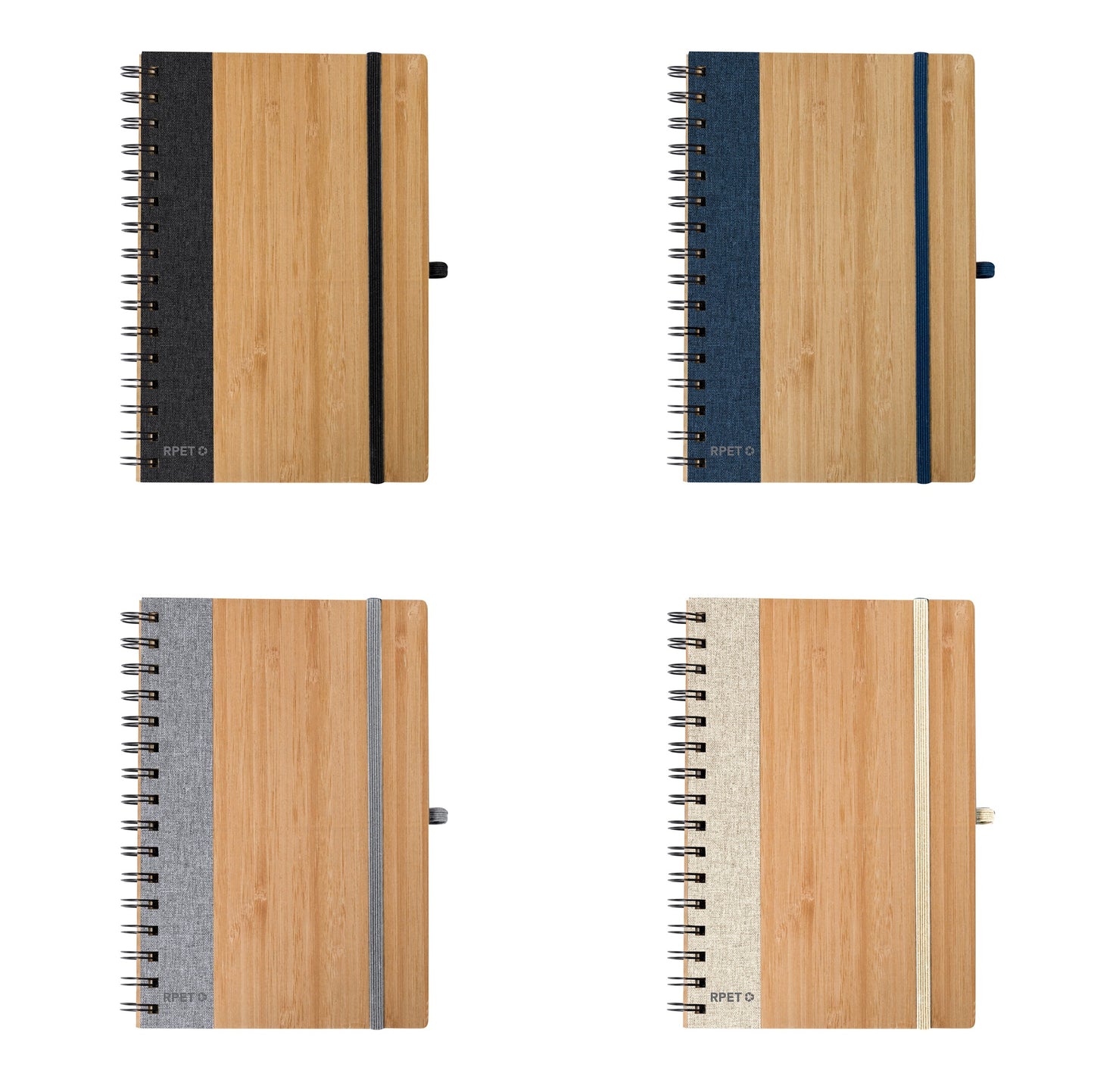 Bamboo ring notebook