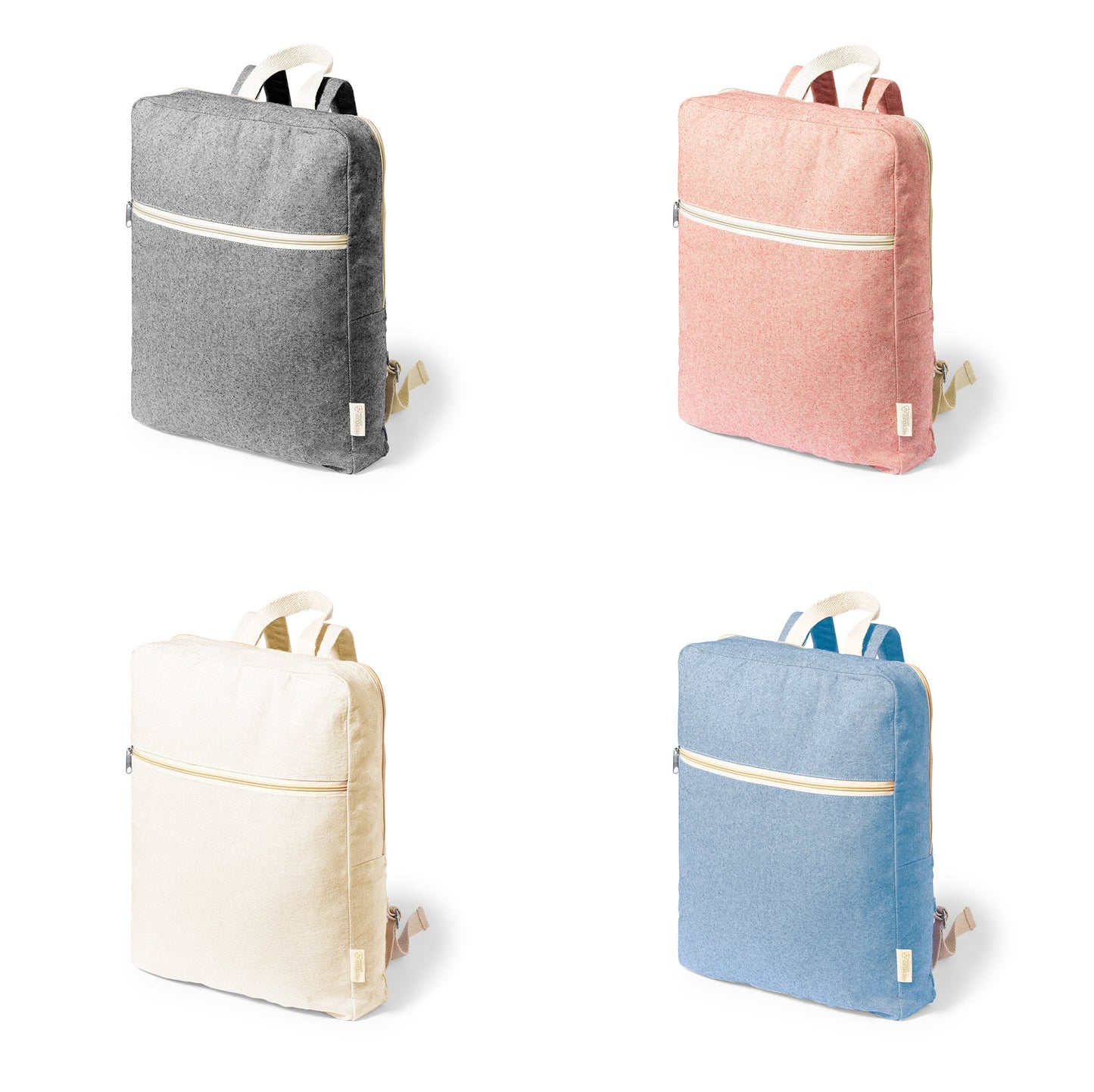 Sac à dos Nature en coton recyclé