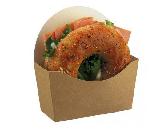 Emballage pour bagel Kraft 120 x 46 x 60 mm (1 000 unités)
