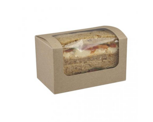 Boîte à sandwich 125 x 77 x 72 mm (500 unités)